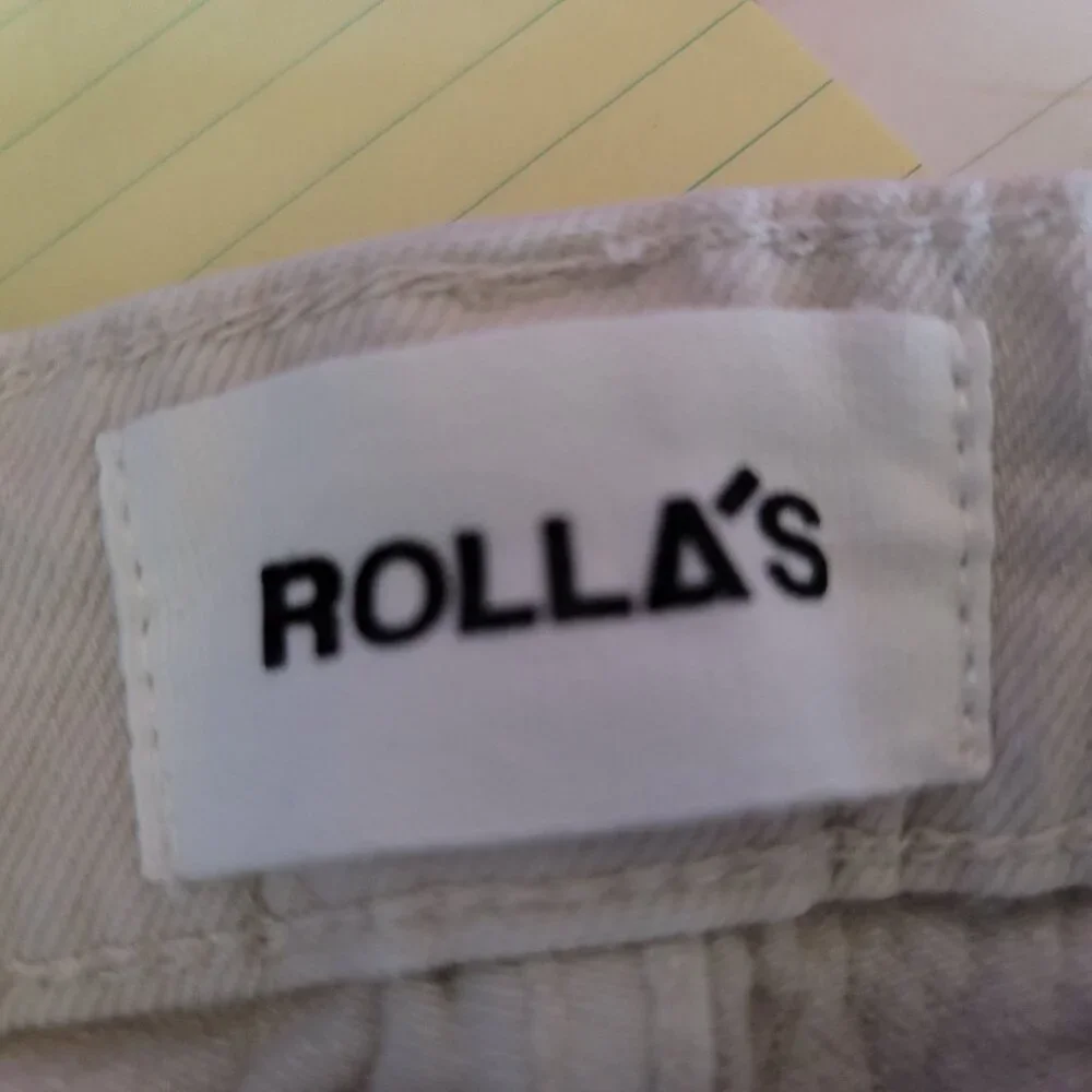 Rolla's White Dusters Bootcut Cropped‎ White Jeans 27 Australia Distressed
